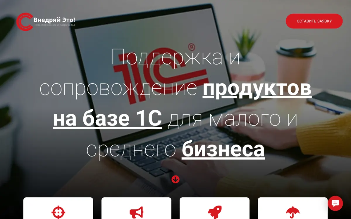 Скриншот: DataVision — сопровождение 1С